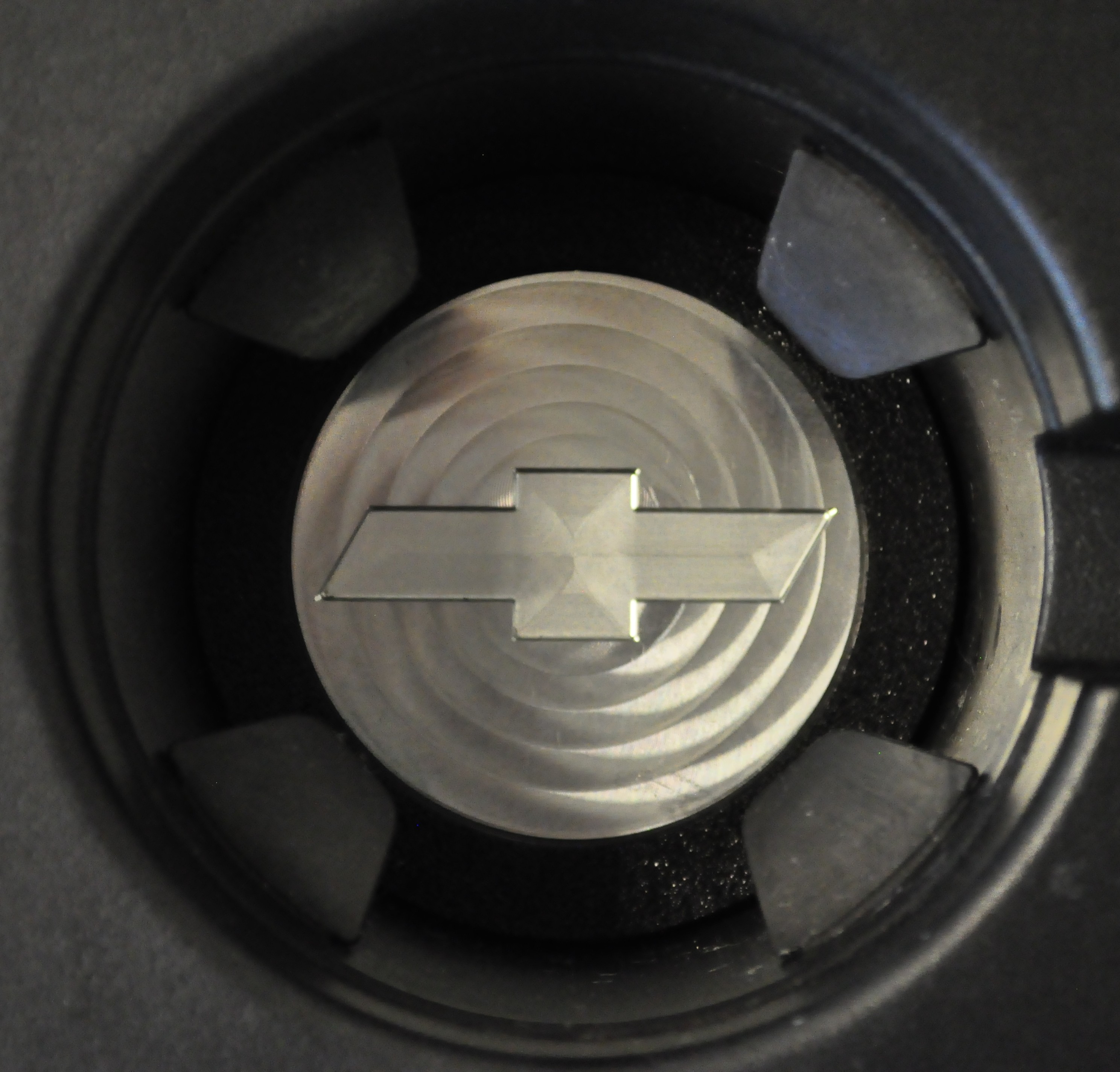 Custom CNC machined aluminum cup holder coaster BD Manufacturing