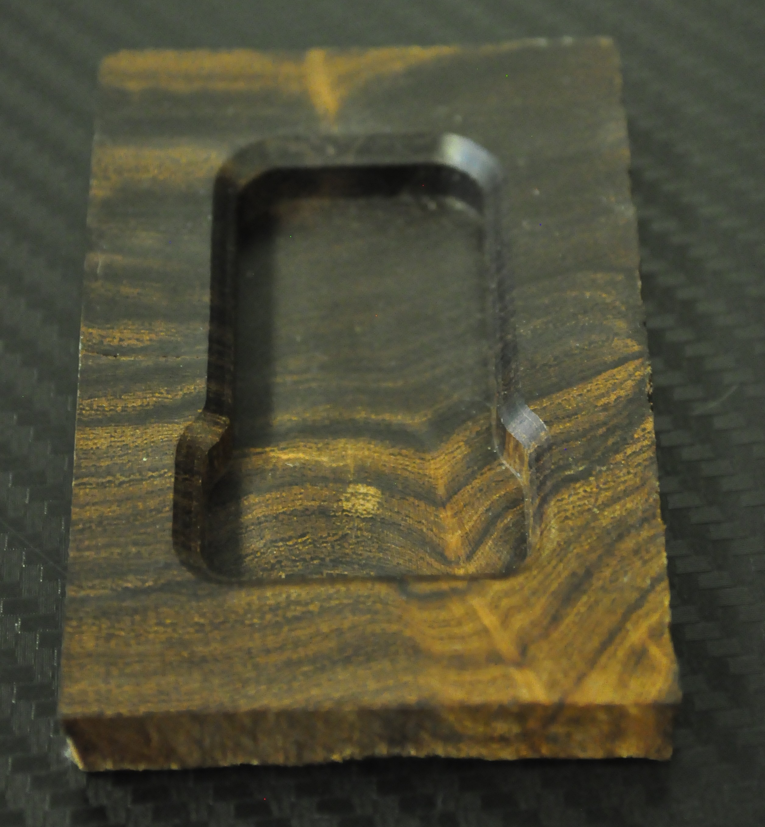 CNC machined iron wood display BD Manufacturing Jacksonville FL